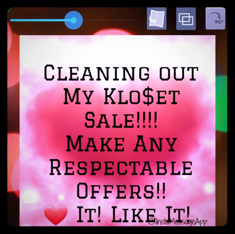 Time For an Klo$et clean up